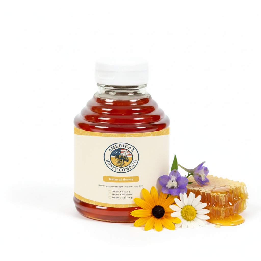 honey 1 lb bottle